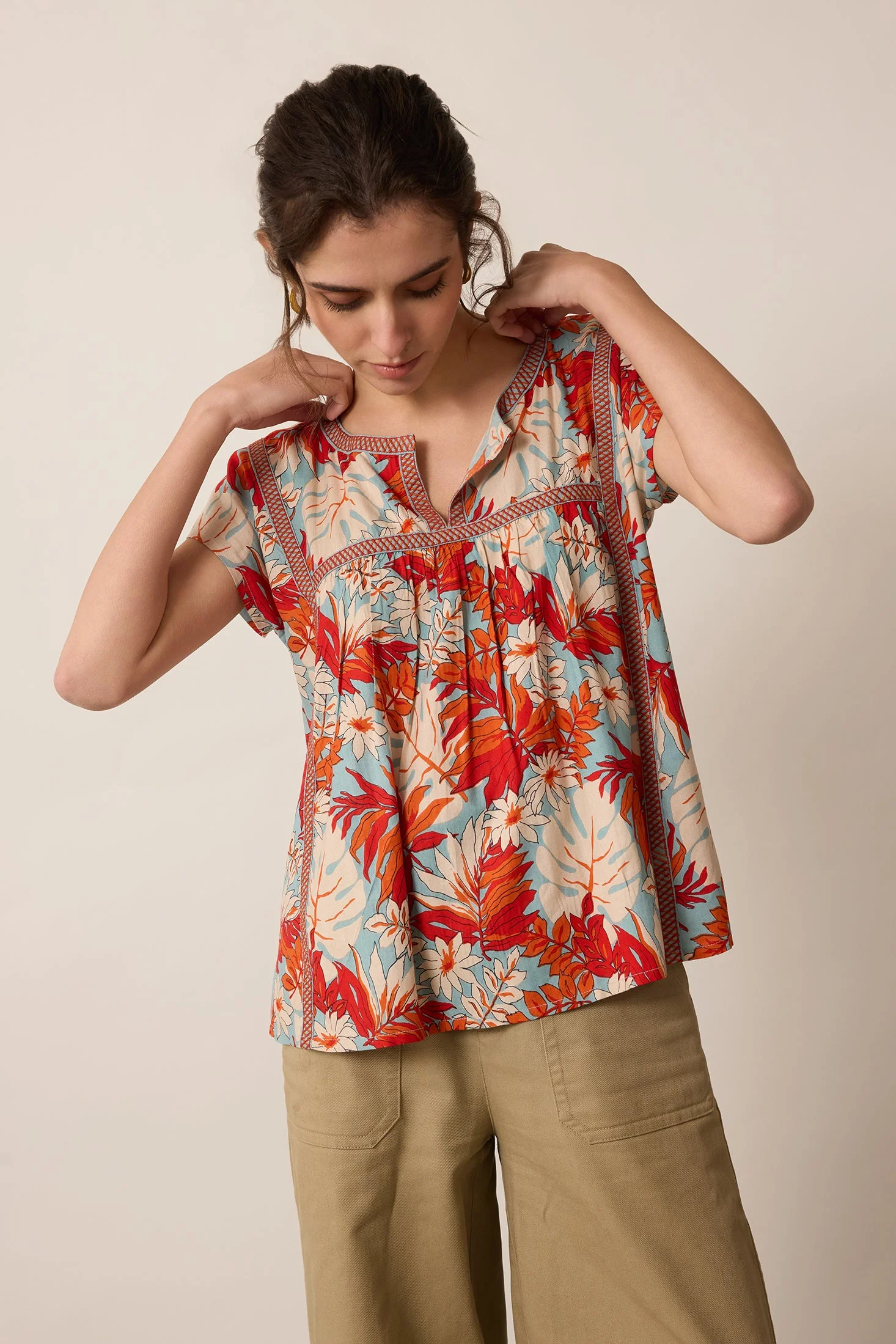 Posey Floral Print Top In Multicolor 1 10338-posey-floral-print-top-in-multicolor-1.webp
