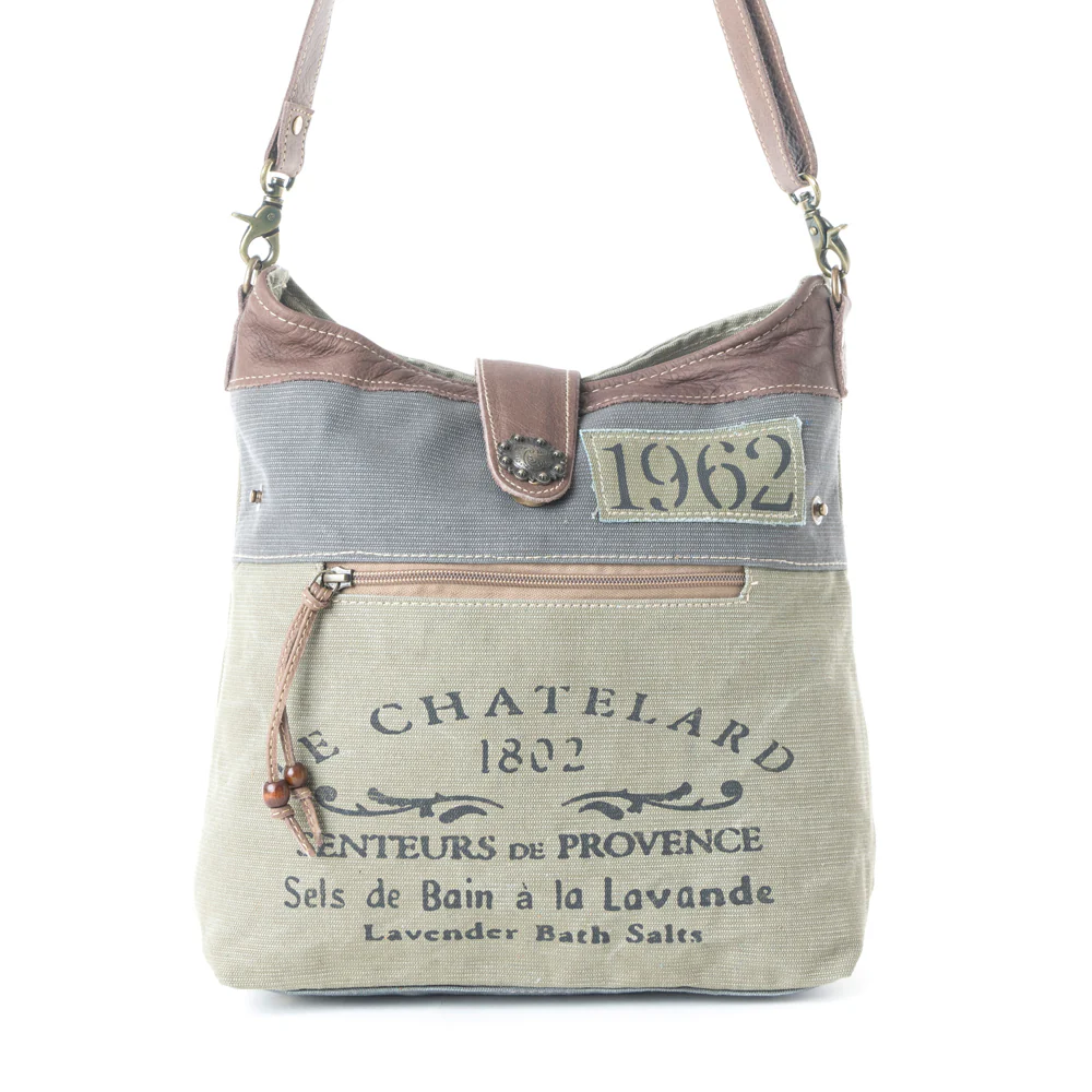 Psychedelic Gray Shoulder Bag
