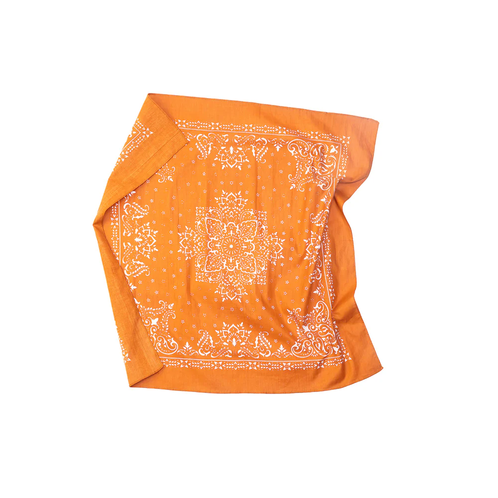 Rider's Moon Bandana in Rust