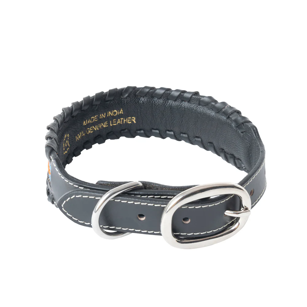 Running Wind Dog Collar In Black