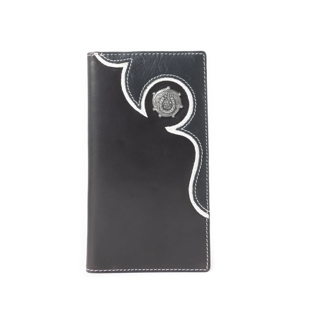 Blacksmithâs Mark Leather Wallet in Onyx Black