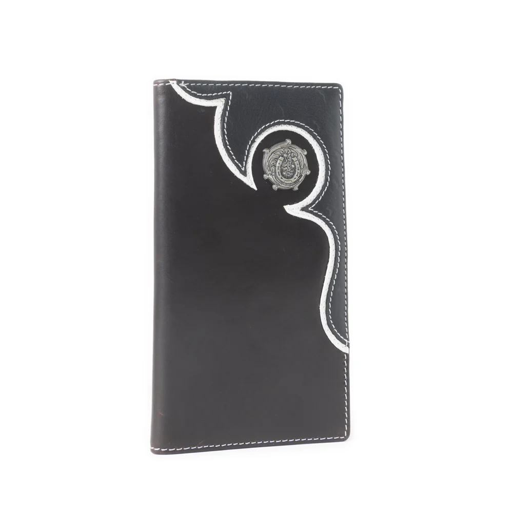 Blacksmithâs Mark Leather Wallet in Onyx Black