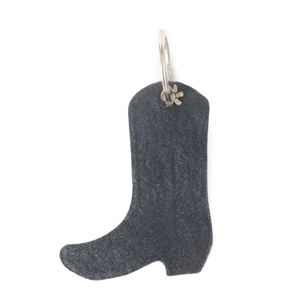 Blazin' Boot Leather Key Fob in Spiced Tan