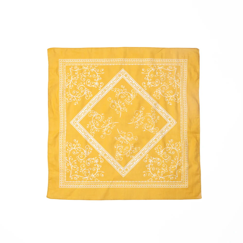 Sapphire Trails Bandana in Yellow