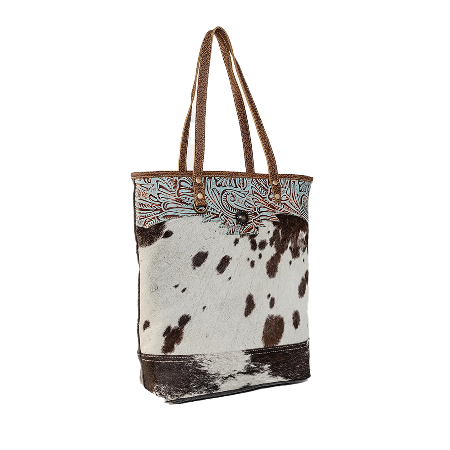 Sooty Specks Canvas & Hairon Bag