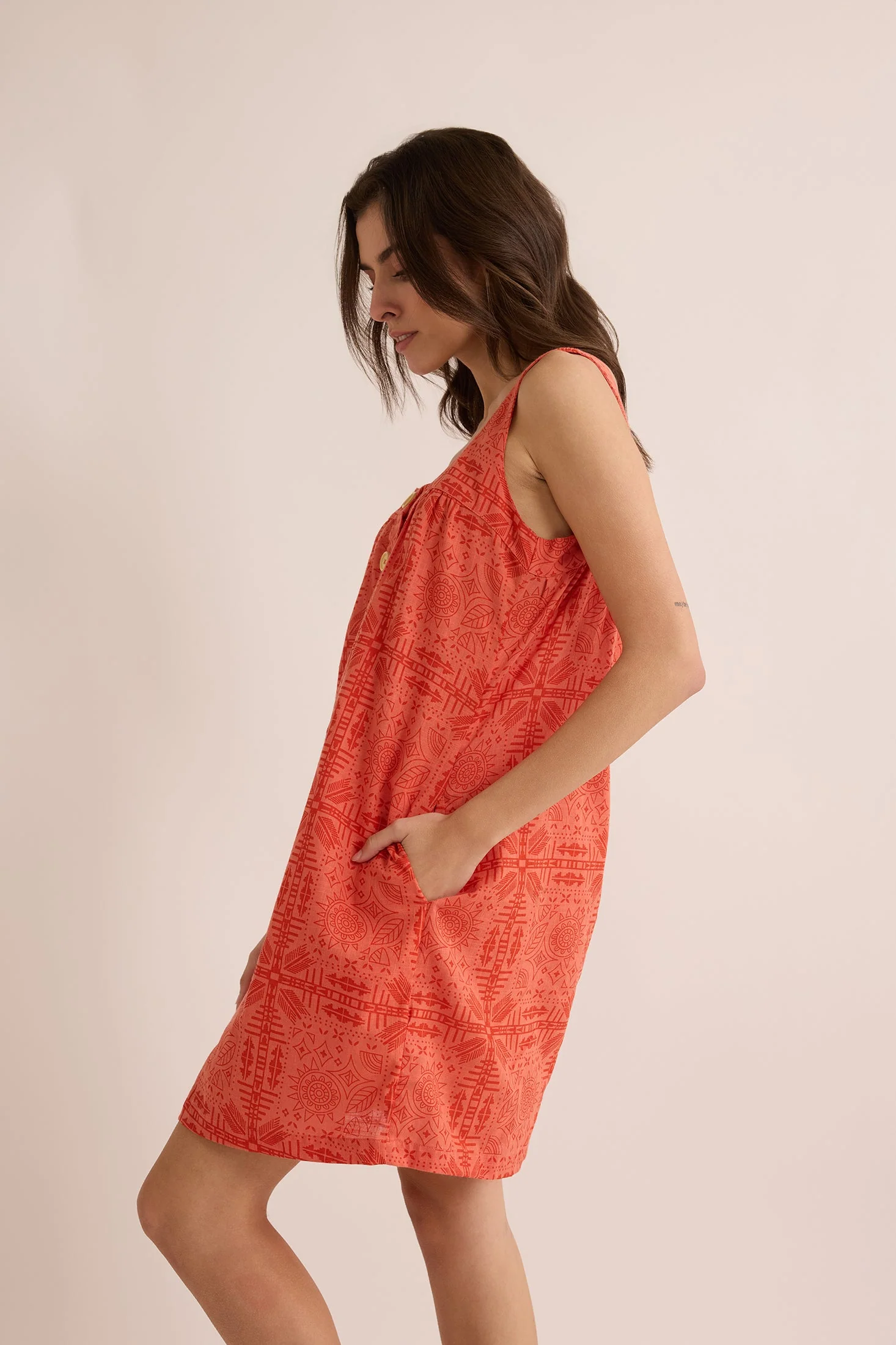 12804-talia-tribal-pattern-dress-in-peach-1.webp