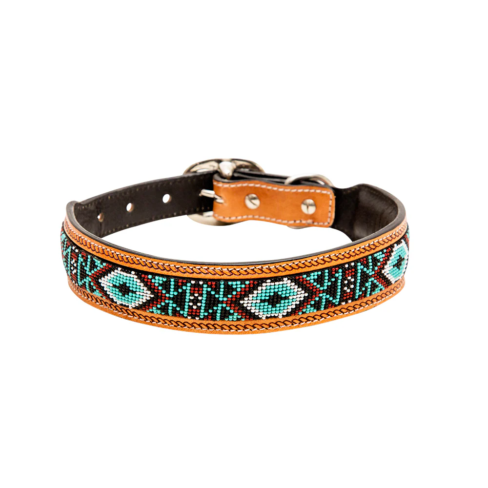 14205-whizter-hand-tooled-beaded-dog-collar-1.webp