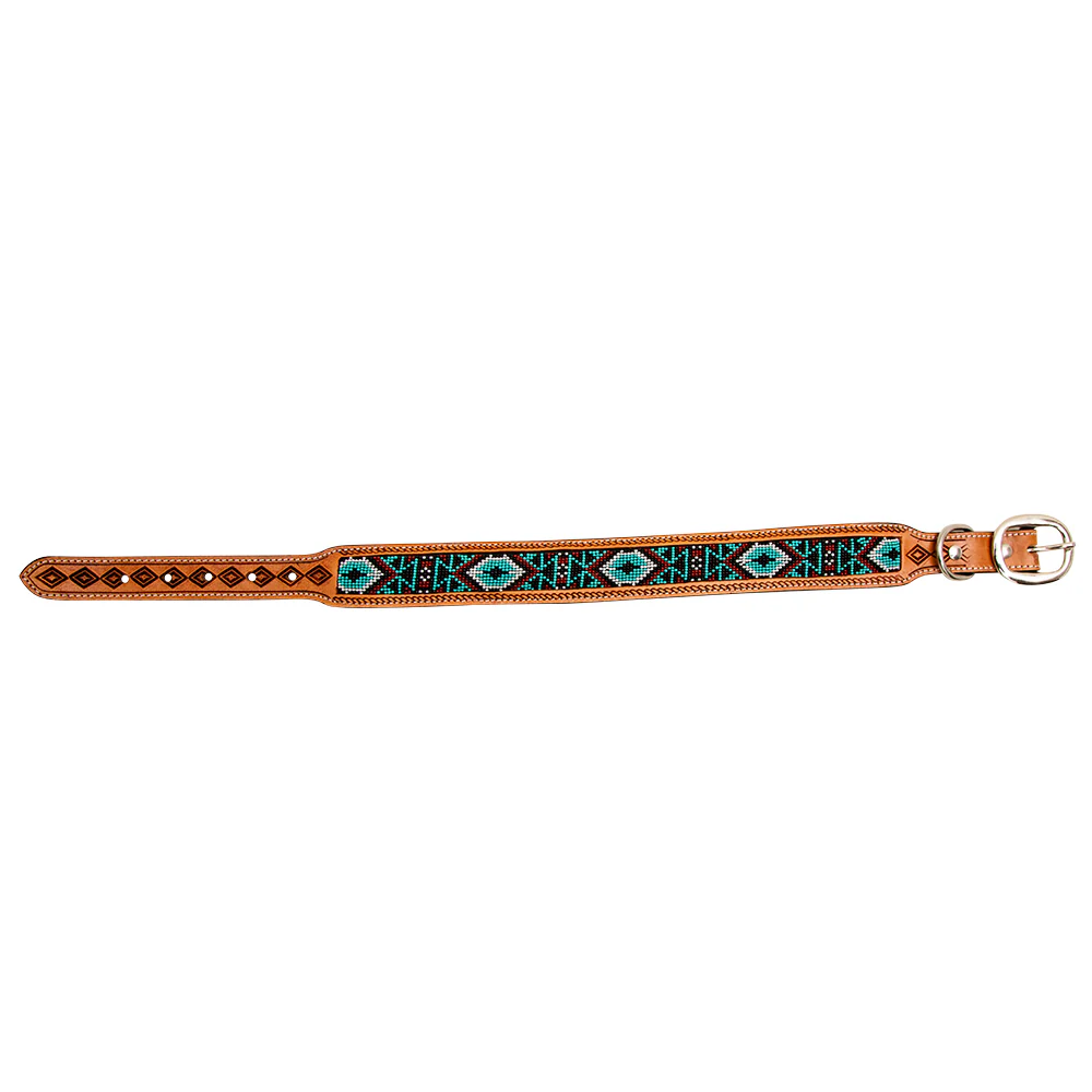14205-whizter-hand-tooled-beaded-dog-collar-1.webp