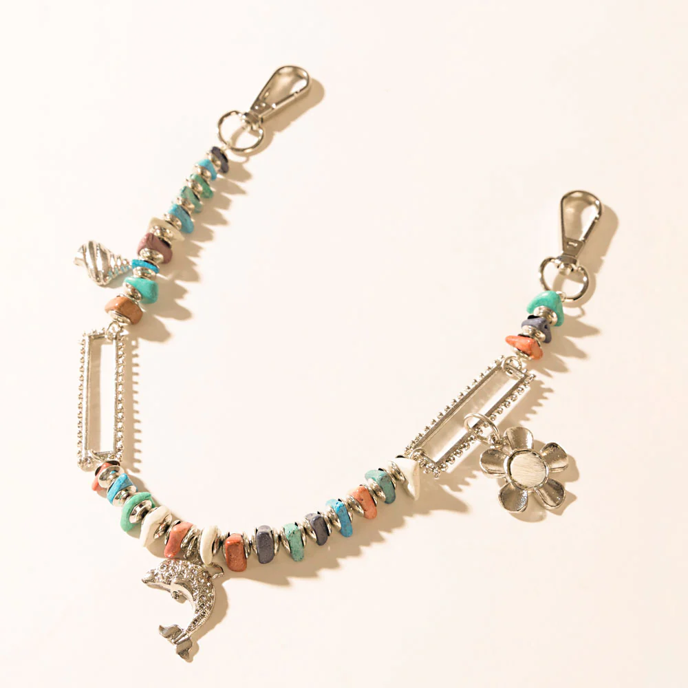 Wildflower Rainbow Bag Charm