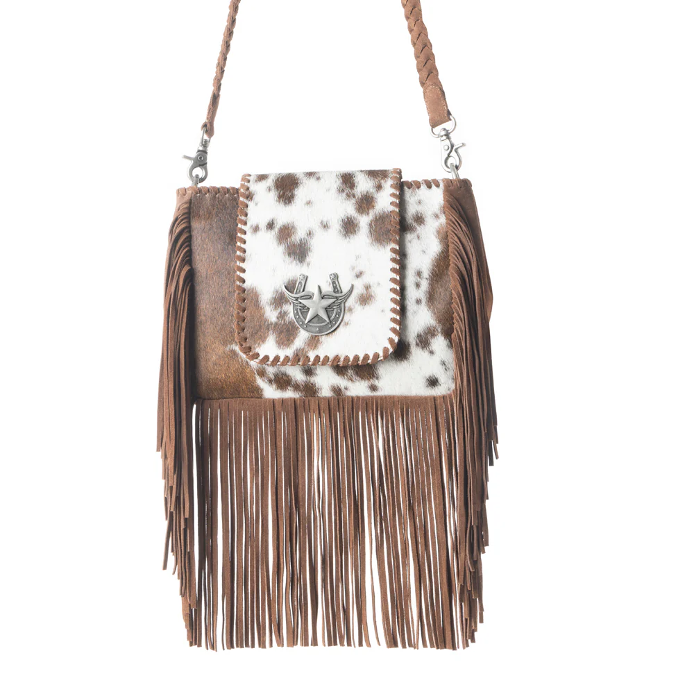 Wildhide Fringe Leather Bag in Desert Mocha