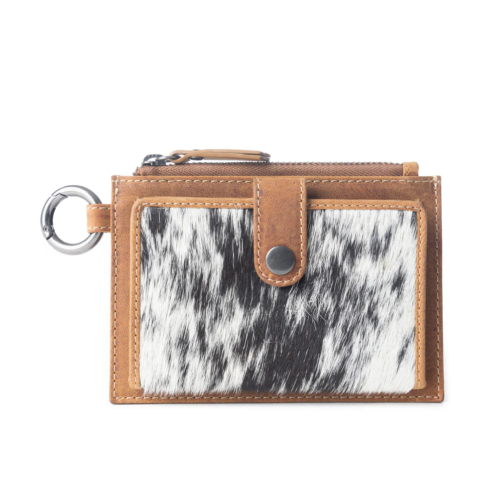 Wind Rider Credit Card Holder In Black & White