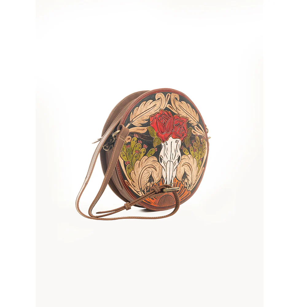 Winds of the Rose Round Bag