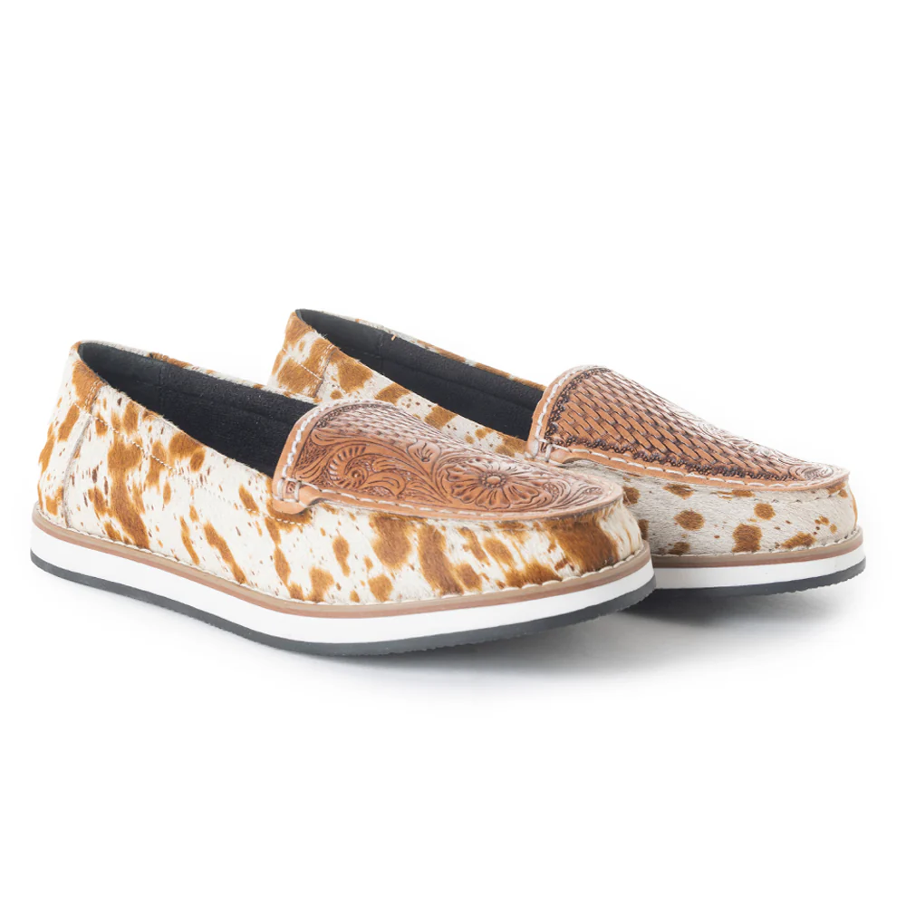Electraun Western Hand-Tooled Sneakers