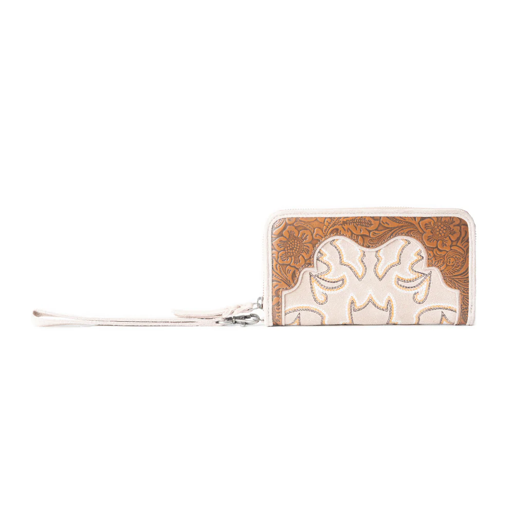 Electric Desert Wallet In Brown In Chocolate White