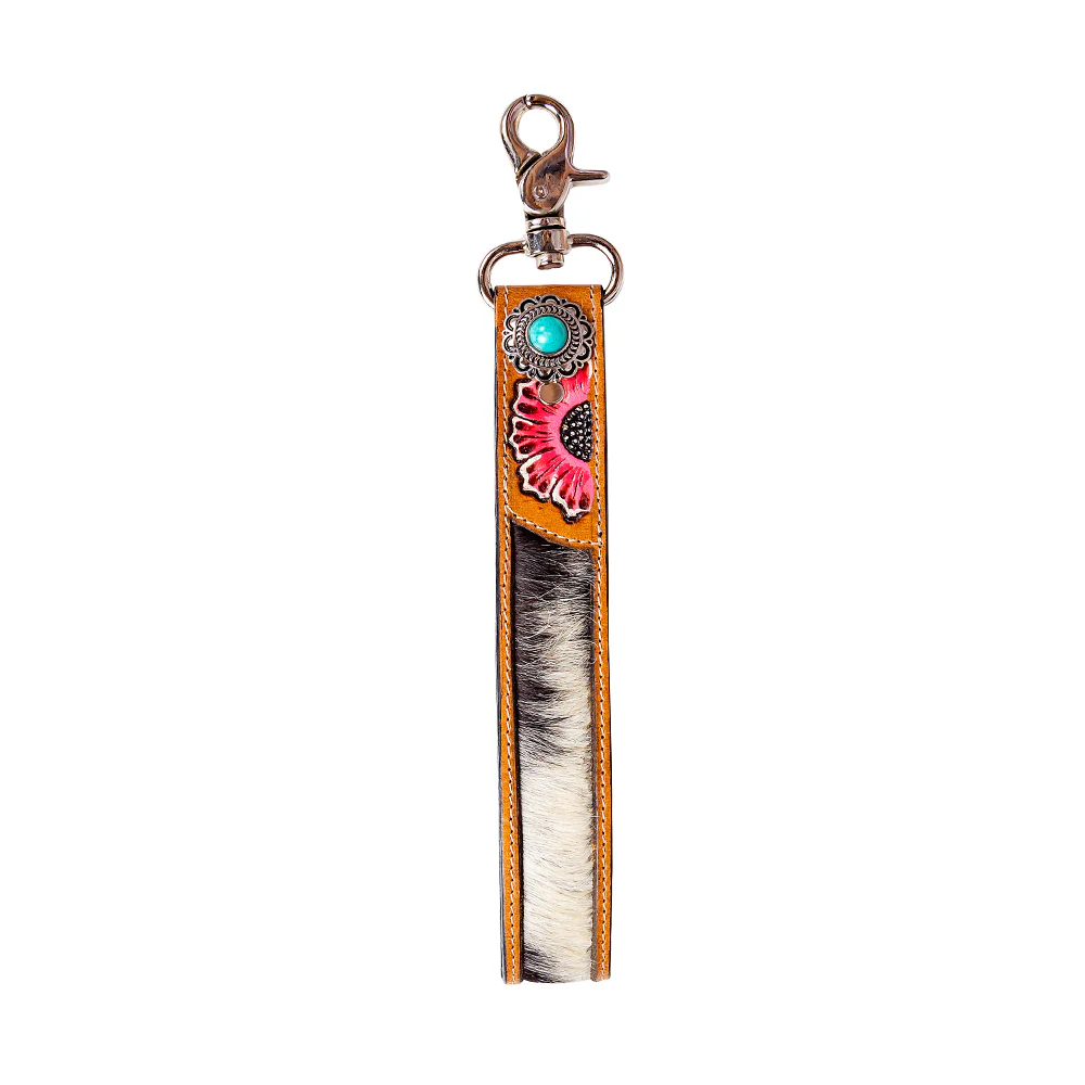 Far & Wide Hand-tooled Key Fob