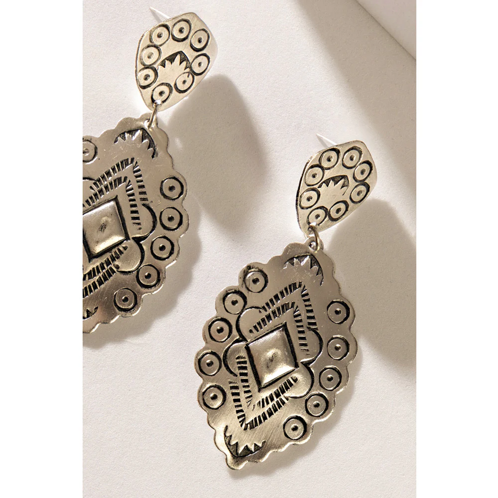 Antiqua Anne Earrings In Silver