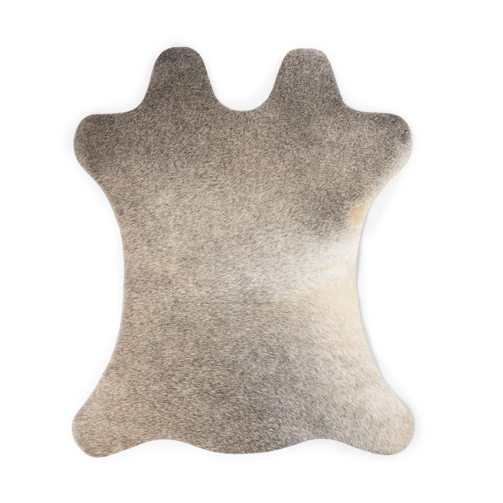 Greyfade Hairon Table Runner '' SET OF 4 '' in Silver Mist