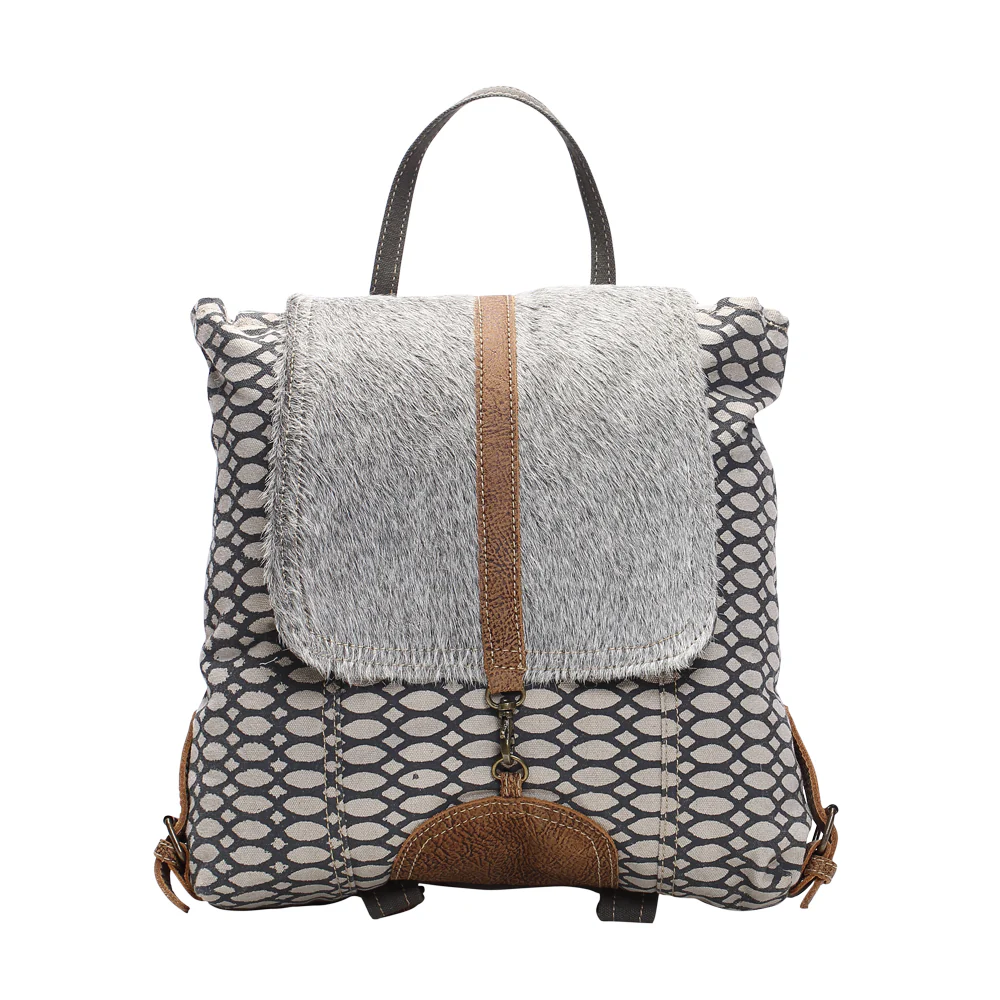 Honey Bee Print Backpack Bag