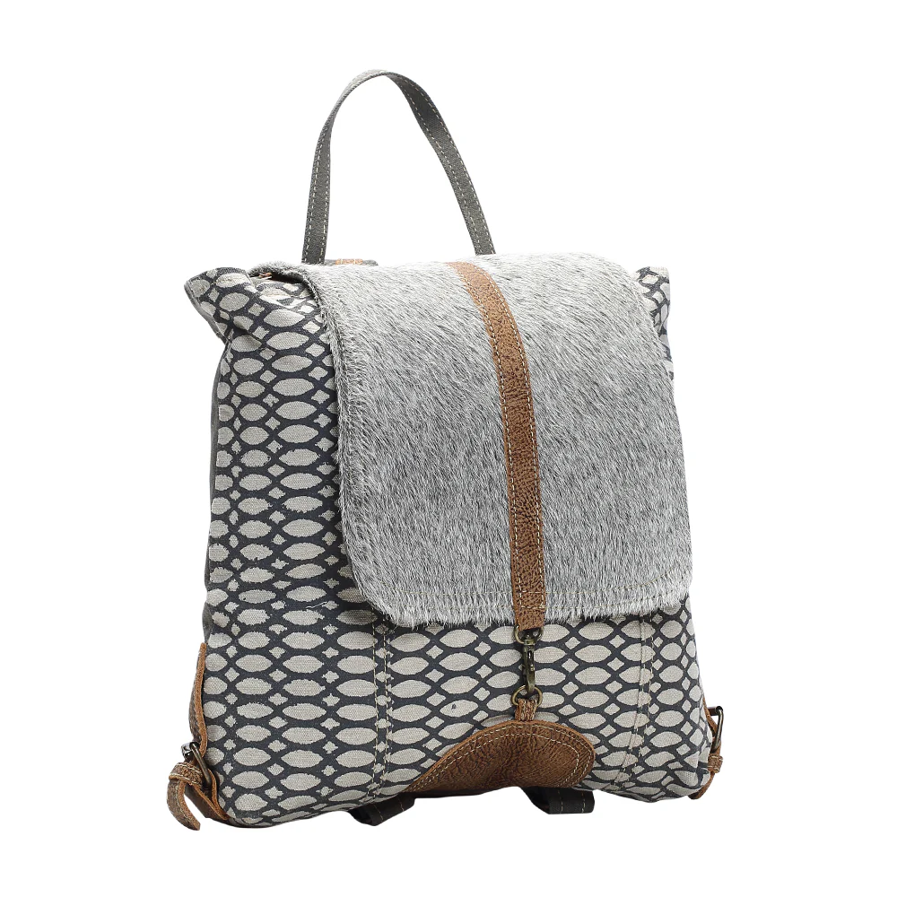 Honey Bee Print Backpack Bag