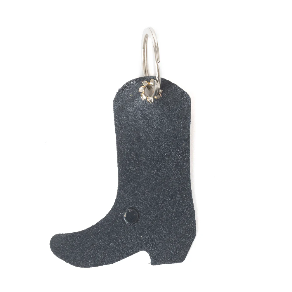 Lilâ Wrangler Leather Key Fob in Cocoa Flame