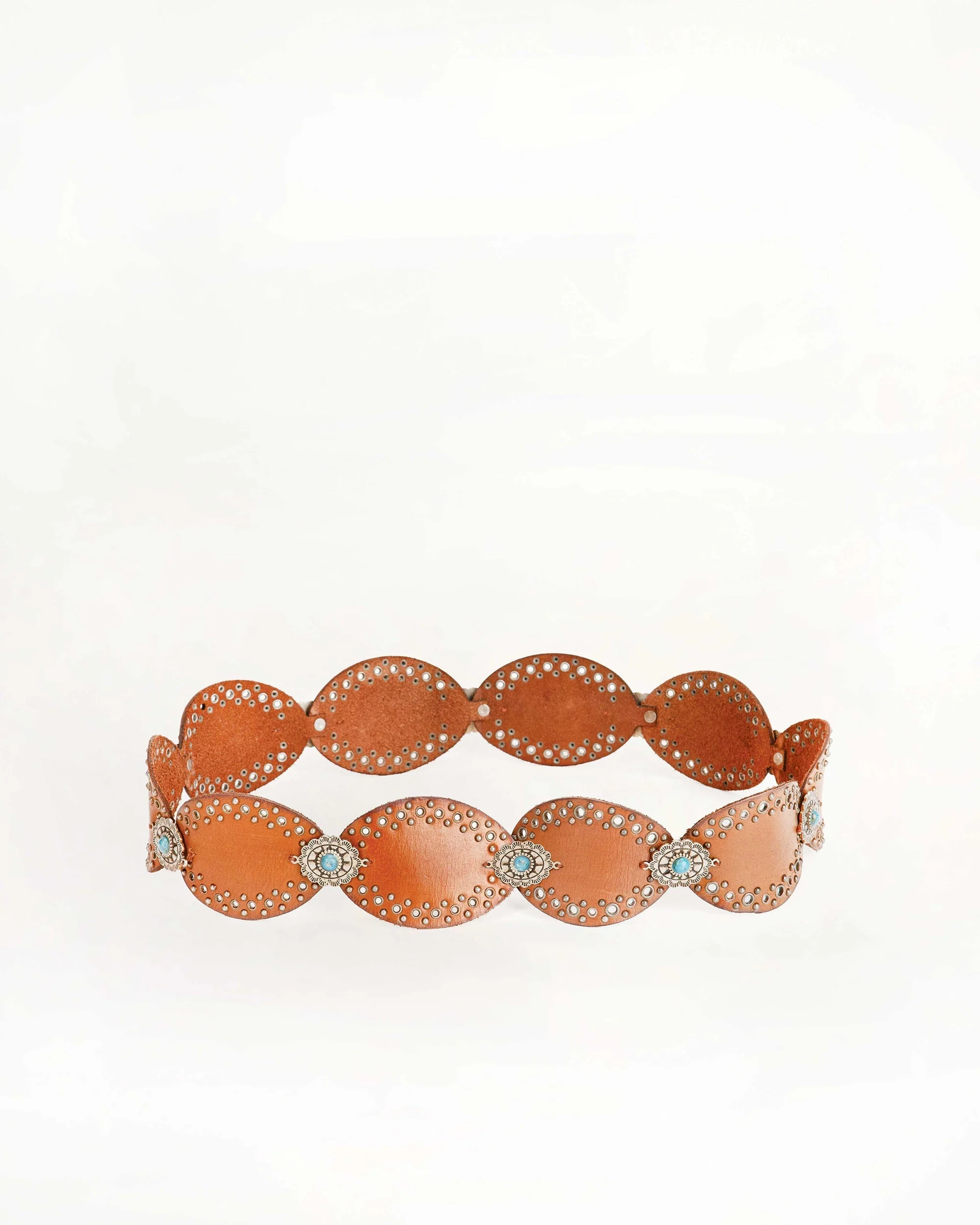 Loyal West Alta Buena Leather Belt In Calfskin