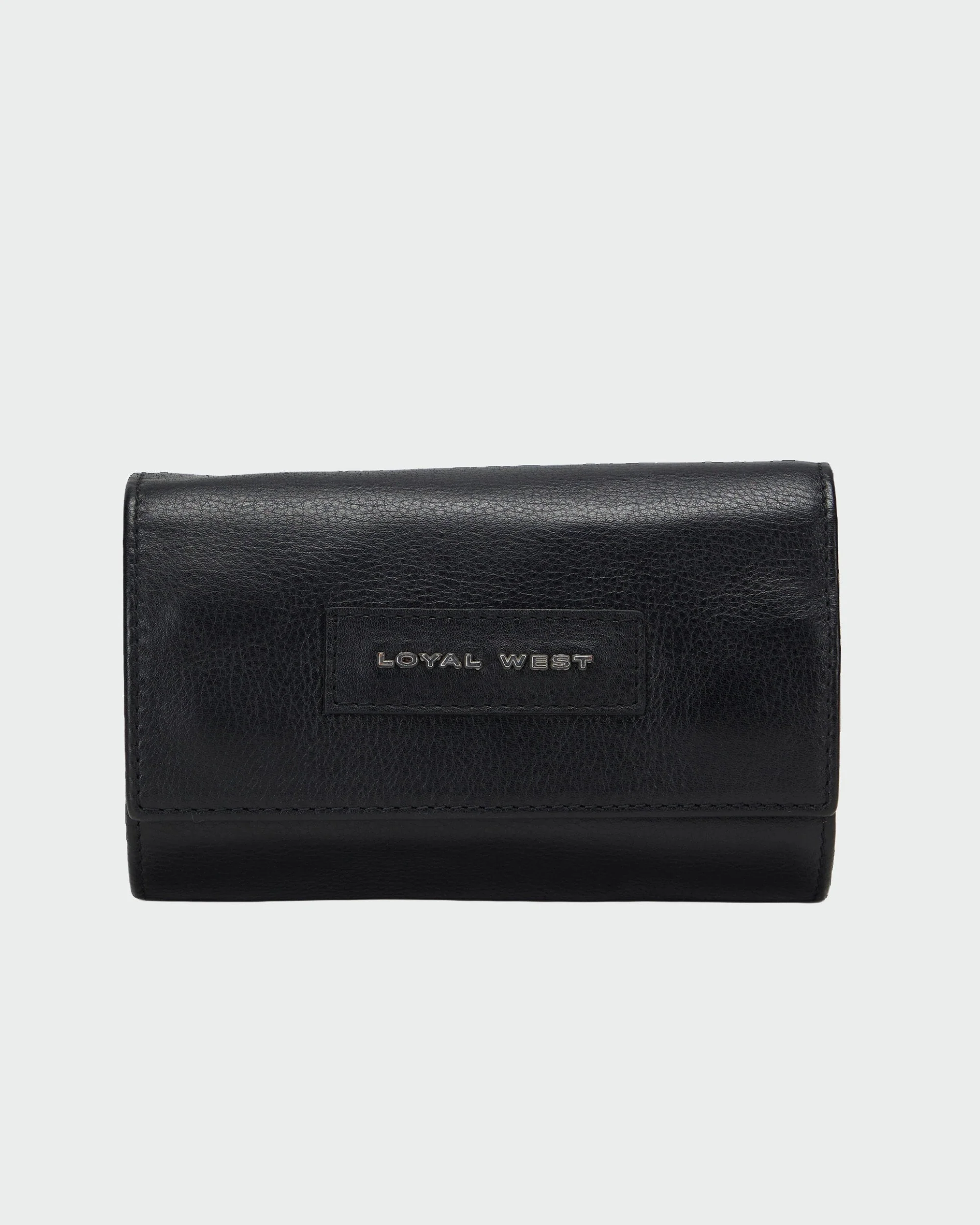 Loyal West CANYON JEWELRY CASE IN CALF LEATHER - BLACK
