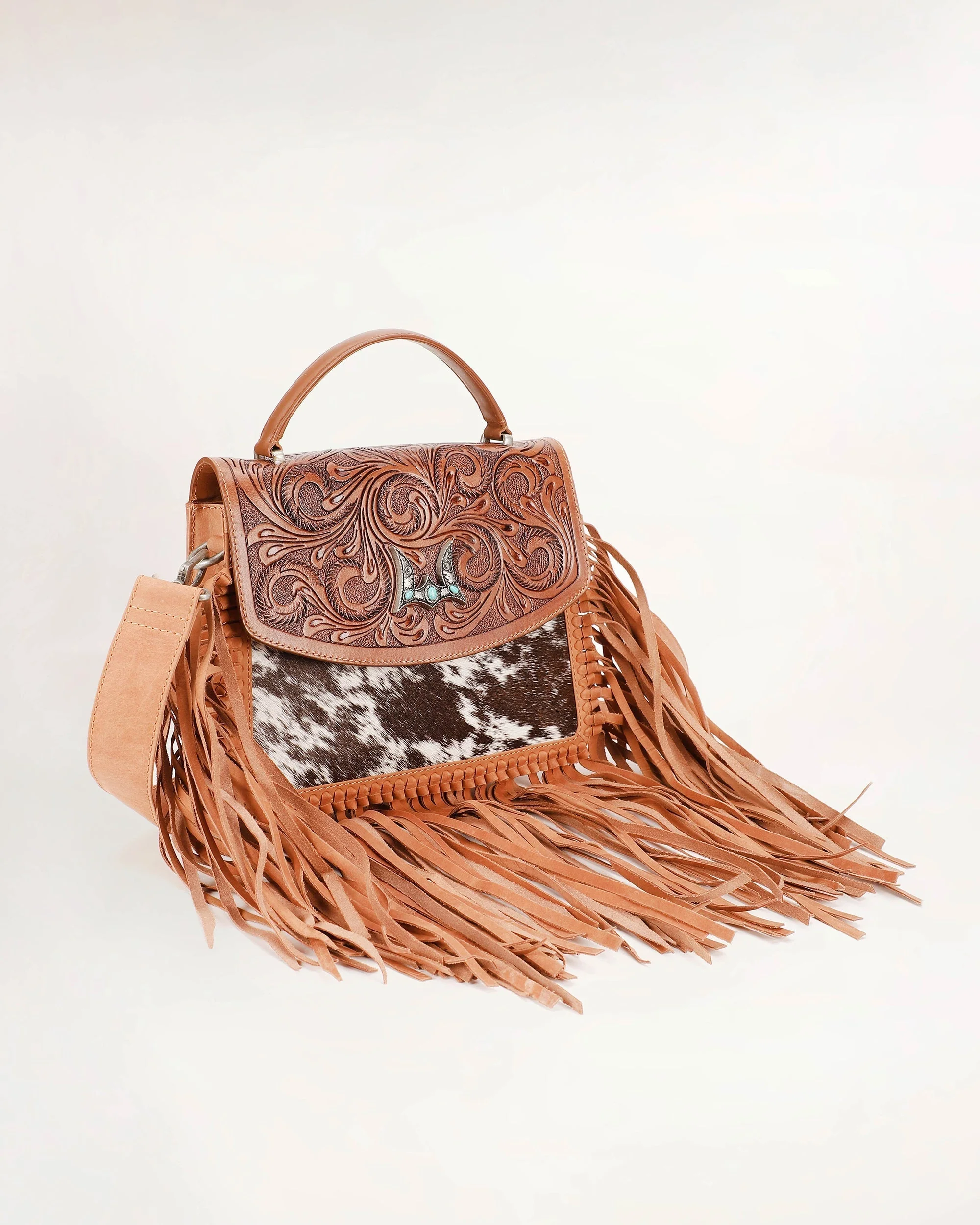 Loyal West Classic Flap Medium Tassle Bag