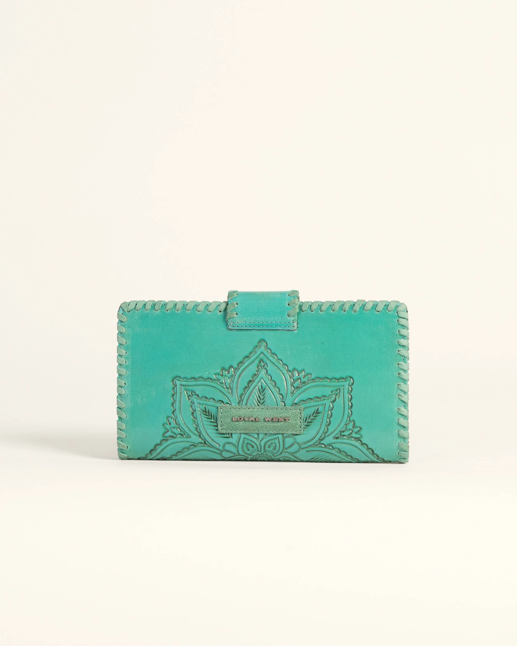 7575-loyal-west-desert-lotus-wallet-turquoise-handtooled-leather-calfskin-1.webp
