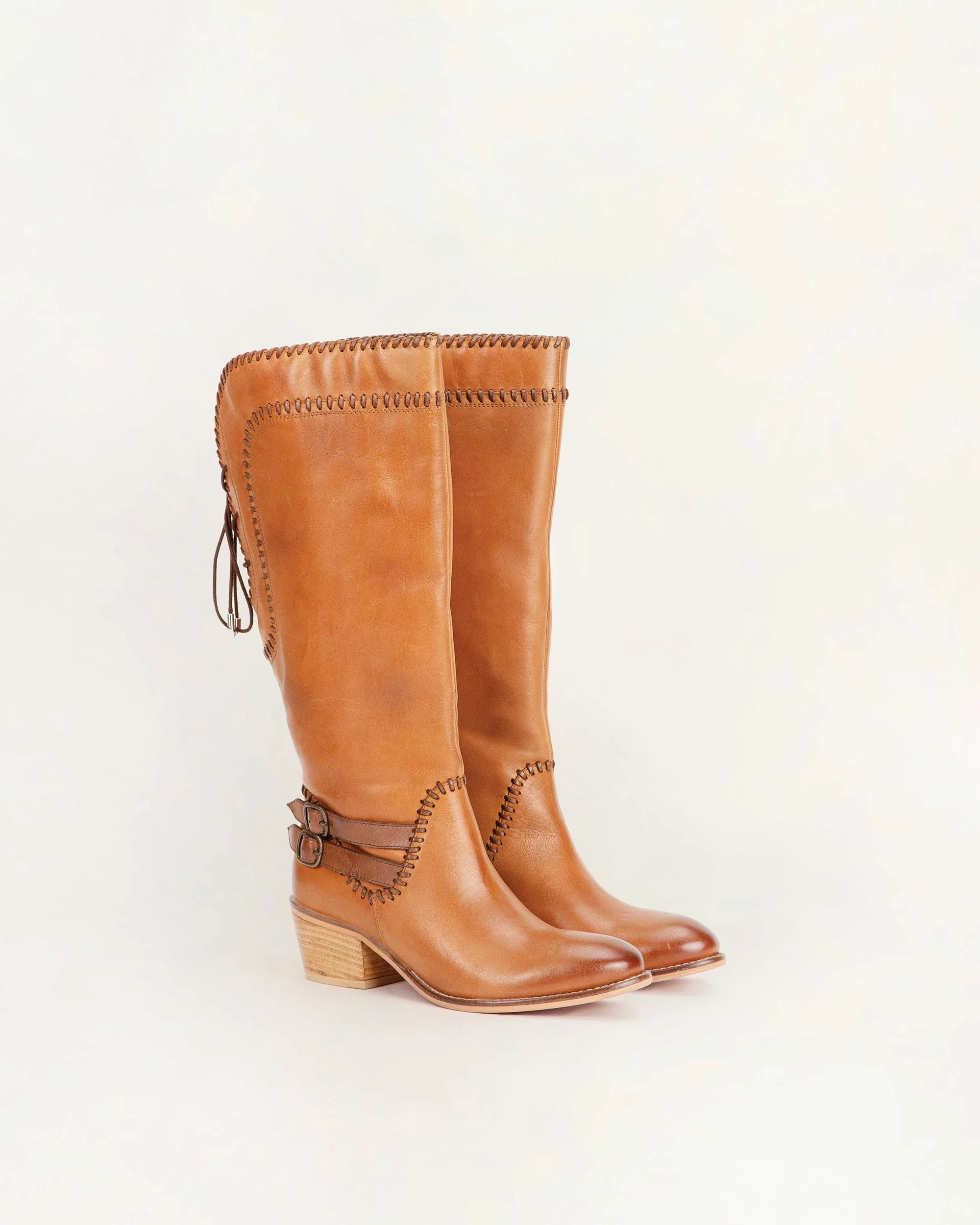 Loyal West Dusty Trail High Boot In Calfskin