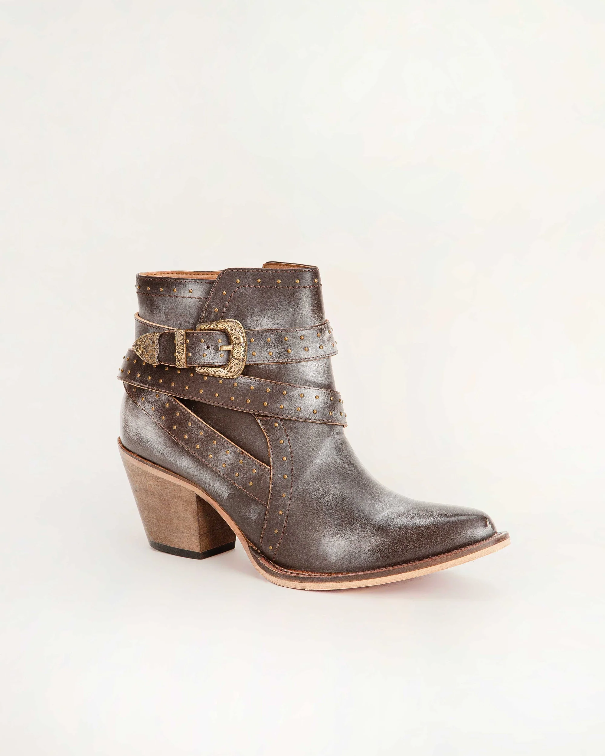 Loyal West Elena Booties In Calfskin