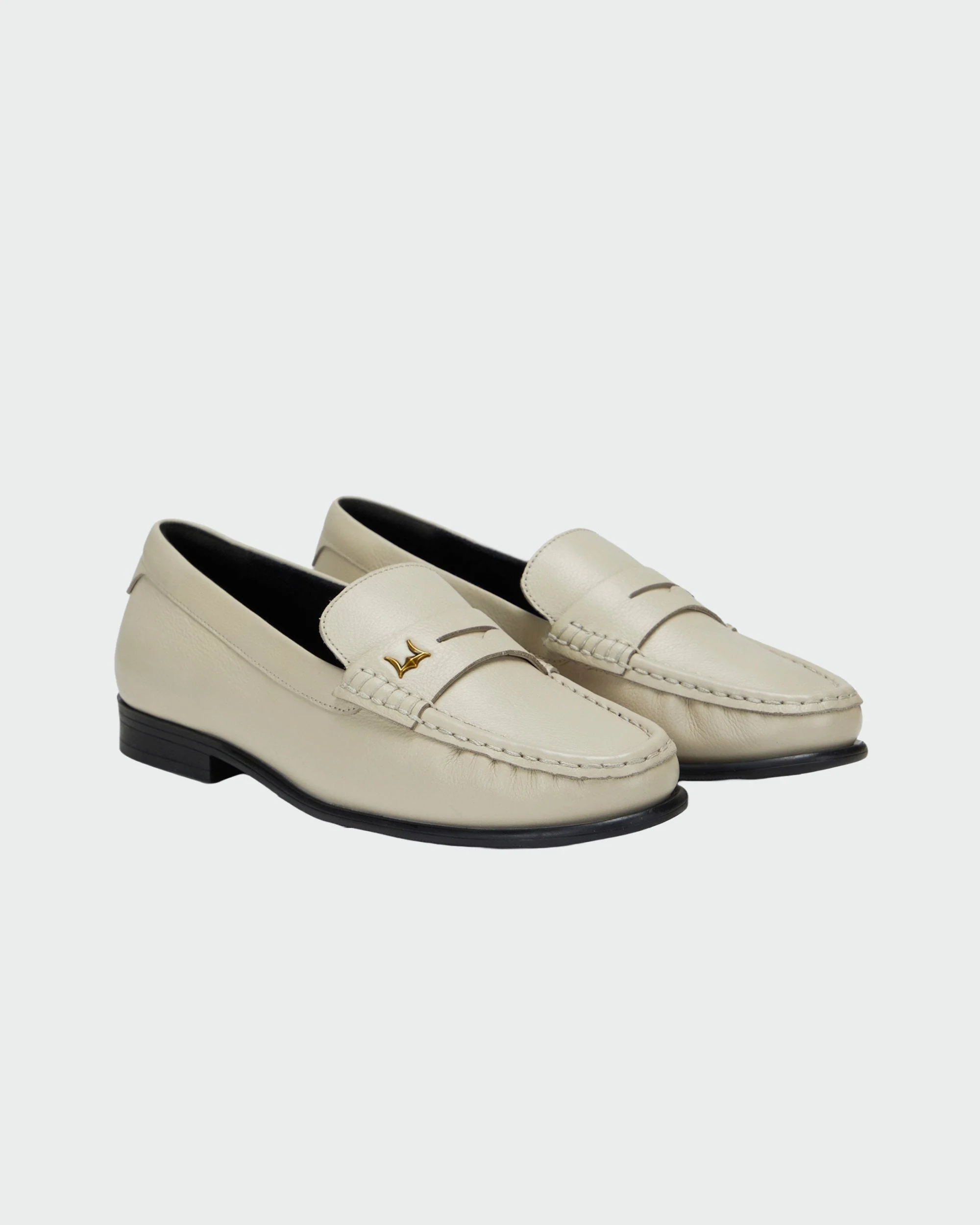 Loyal West LEATHER LOAFERS - WHITE