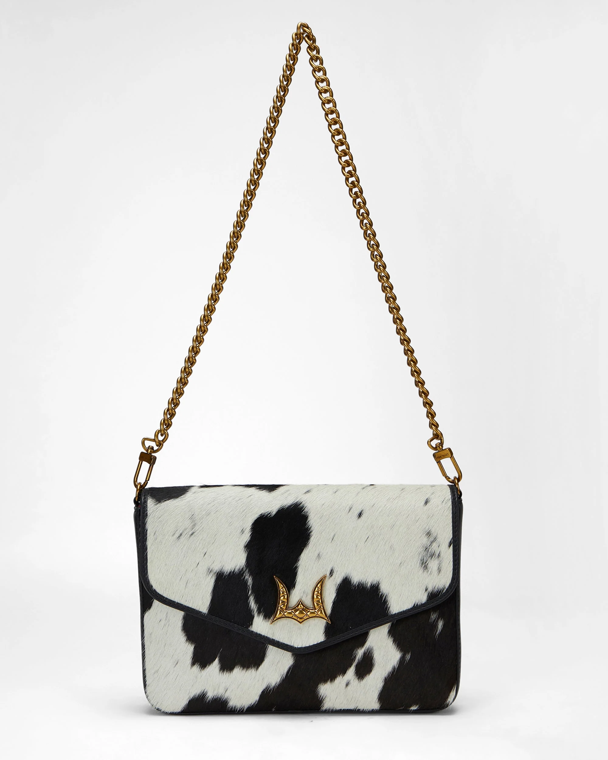 Loyal West LW ON THE GO MEDIUM CHAIN BAG IN COWHIDE AND CALFSKIN