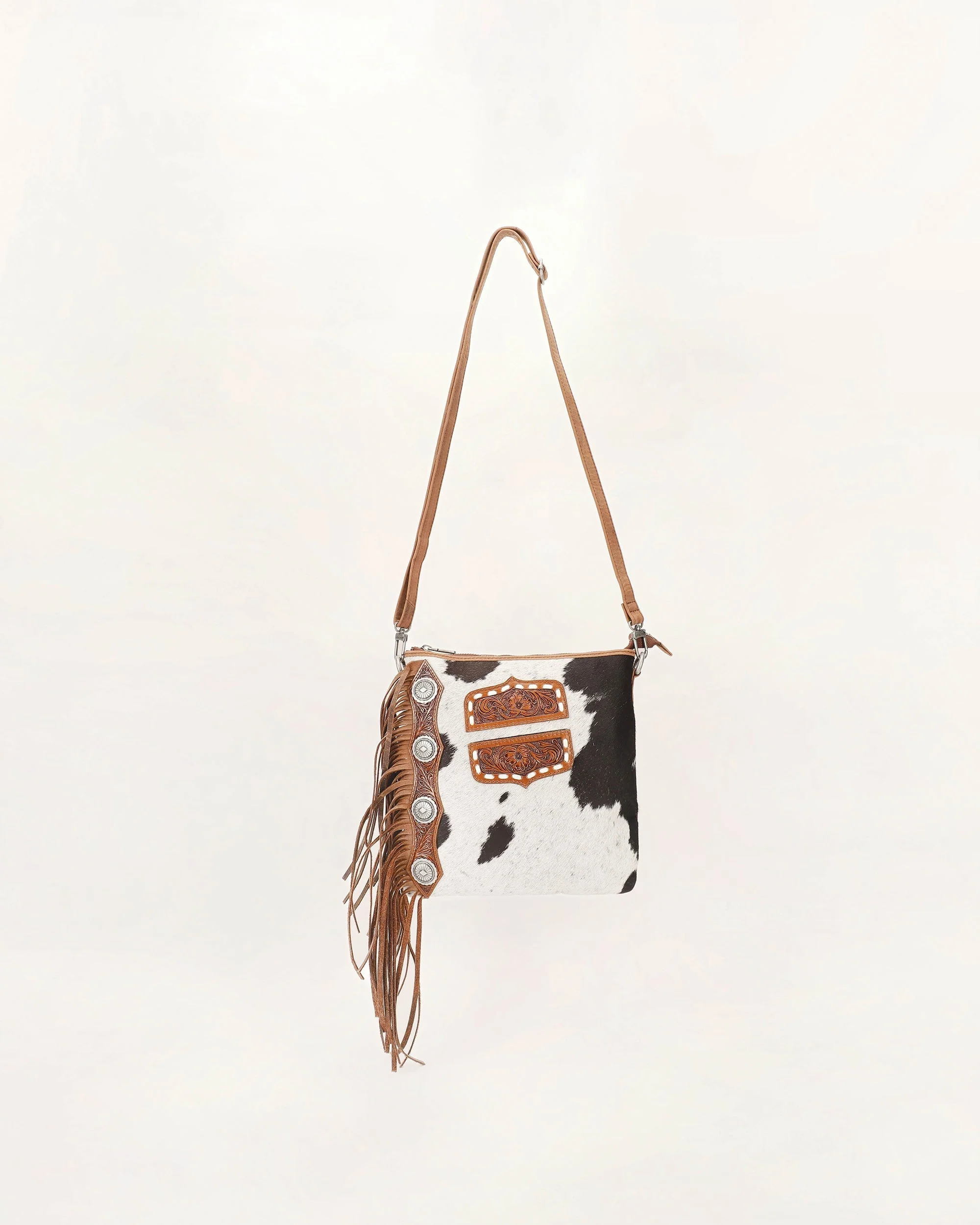 Loyal West Ranch Queen Cowhide Tassle-Bag