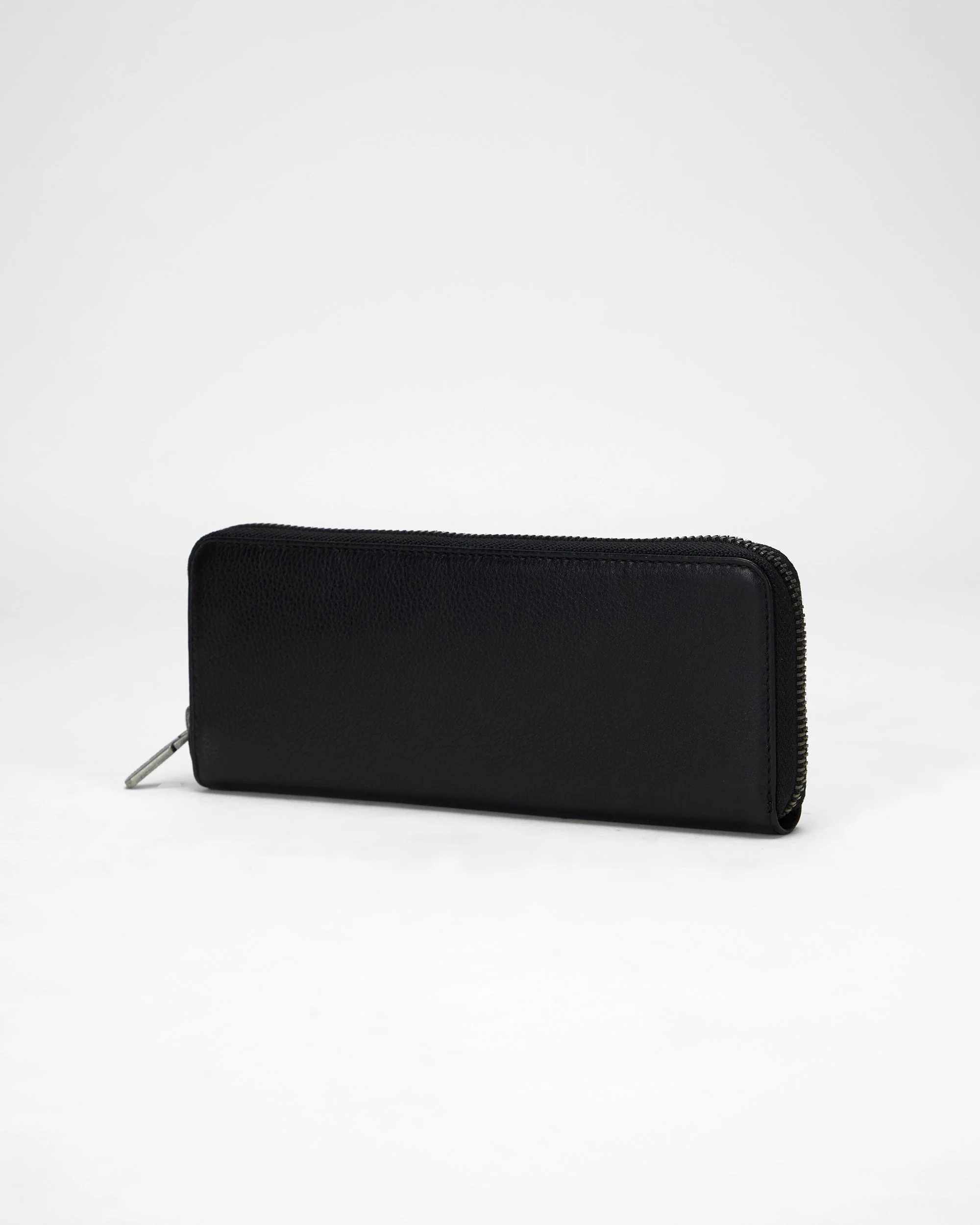 Loyal West RANCH ROAD JEWELERY CASE IN CALF LEATHER - BLACK
