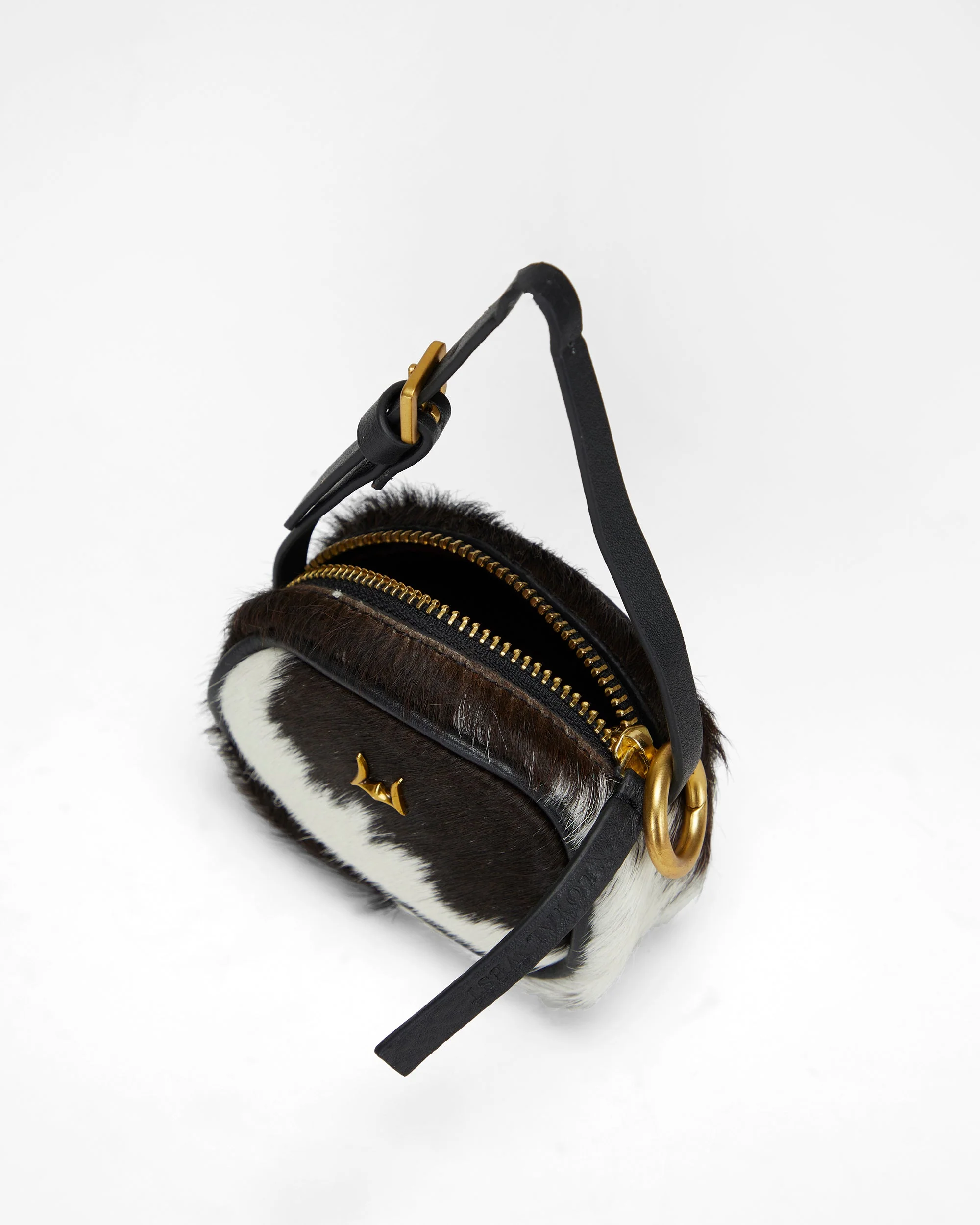 7830-loyal-west-sophia-micro-bag-charm-in-black-white-cowhide-1.webp