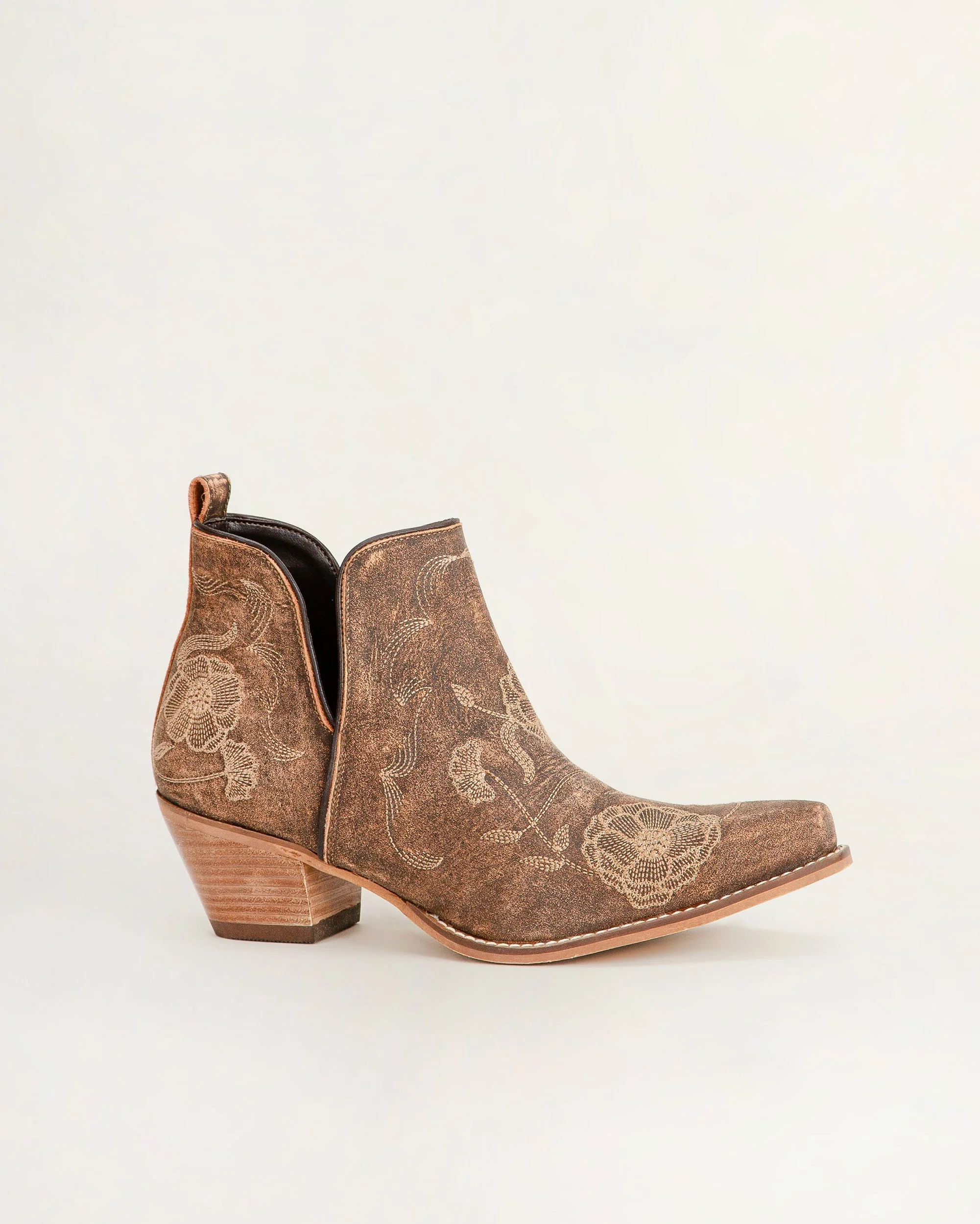 Loyal West South West Booties Brown Calfskin
