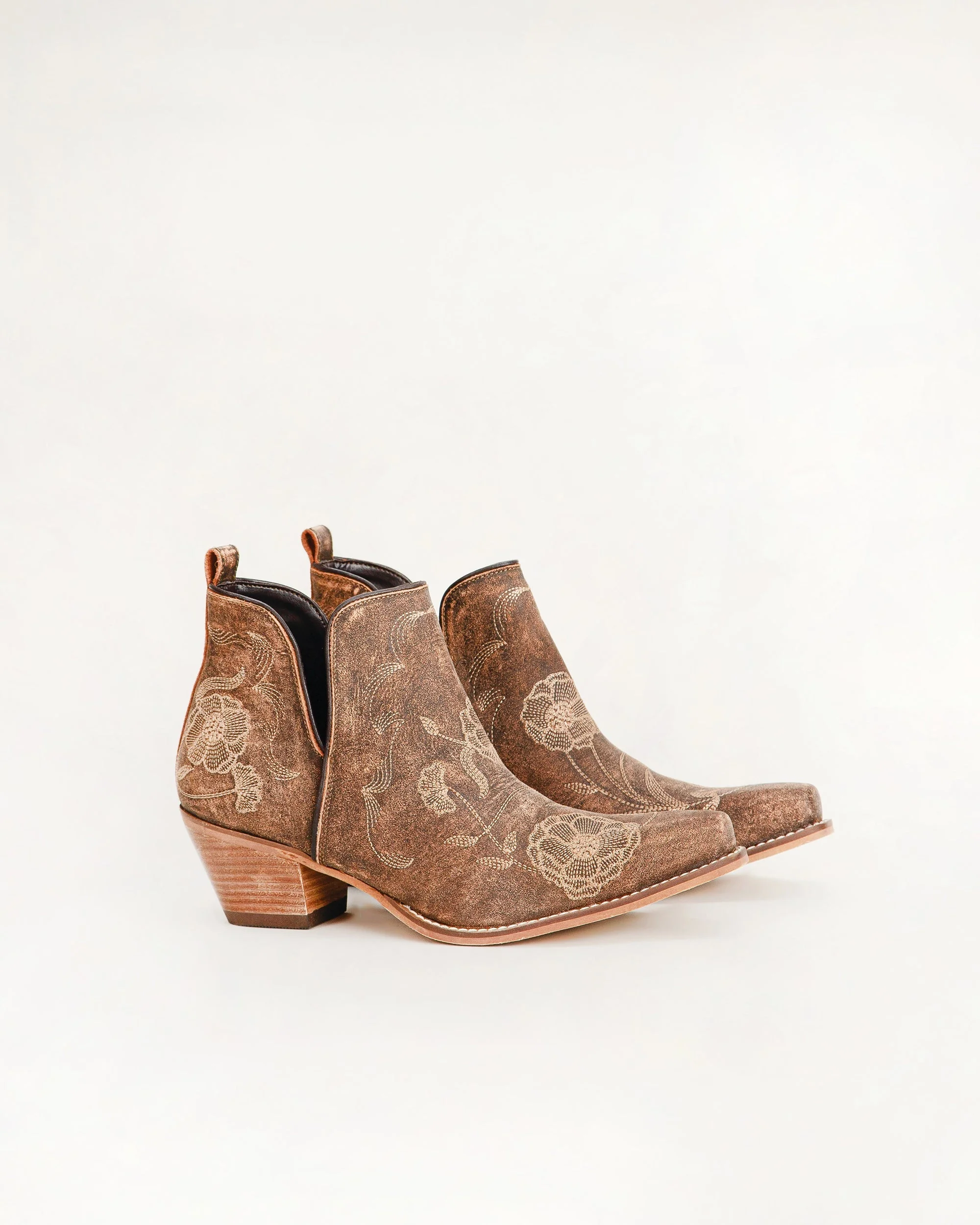 Loyal West South West Booties Brown Calfskin