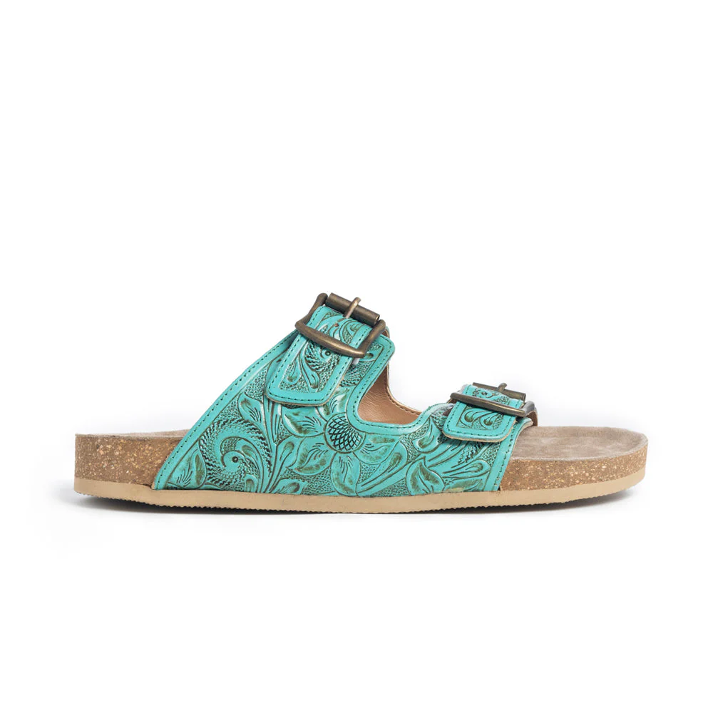 Aurora Mia Hand-tooled Sandals