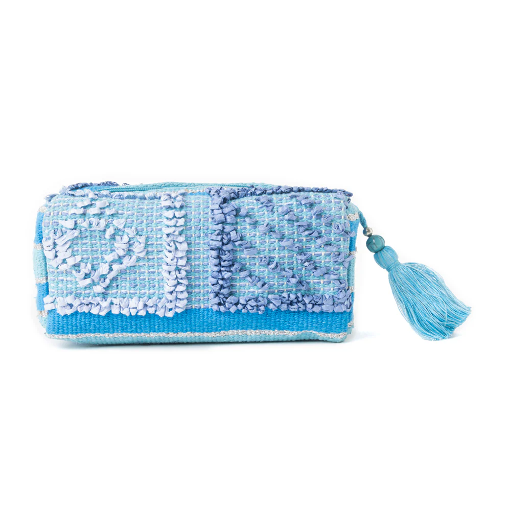 Mirage Drift Canvas Multi-Pouch in Icy Denim