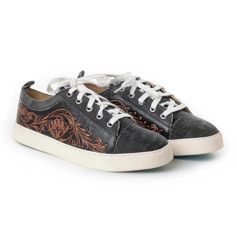 9135-myra-limited-edition-leather-sneakers-for-women-hand-tooled-western-lace-up-shoes-with-textured-finish-for-everyday-style-1.webp