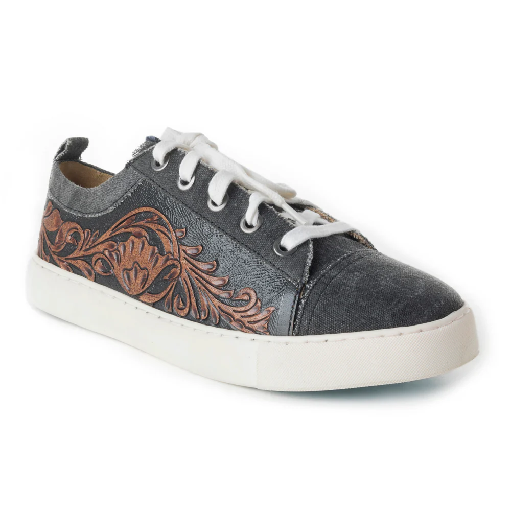 9135-myra-limited-edition-leather-sneakers-for-women-hand-tooled-western-lace-up-shoes-with-textured-finish-for-everyday-style-1.webp