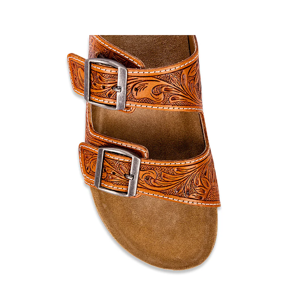 9156-myra-molly-megan-handtooled-leather-sandals-easy-slip-on-dual-buckle-leather-flats-for-women-1.webp