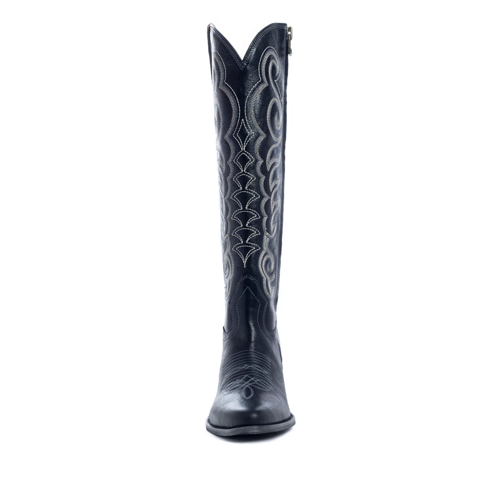 9164-myra-nalejandra-ebony-black-leather-boots-for-women-embroidered-tall-western-heels-with-pointed-toe-for-festive-country-style-1.webp