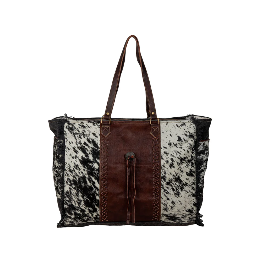 9201-myra-rosalinda-cross-stitched-hairon-leather-weekender-bag-spacious-travel-tote-with-stitch-trim-and-durable-shoulder-straps-1.webp