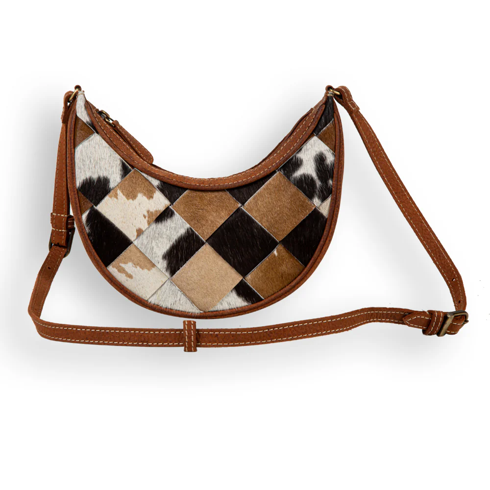 Pecos Rising Weave Pattern Swoop Bottom Leather Hairon Bag 1 9975-pecos-rising-weave-pattern-swoop-bottom-leather-hairon-bag-1.webp